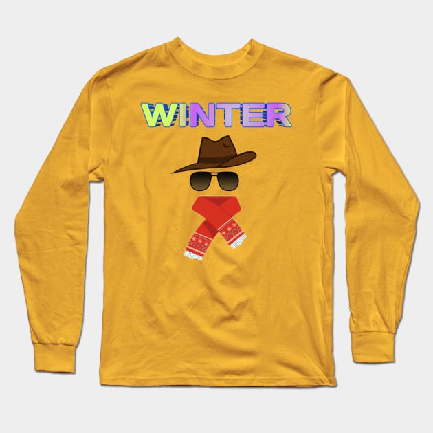 winter Long Sleeve T-Shirt by Sofyane nadif